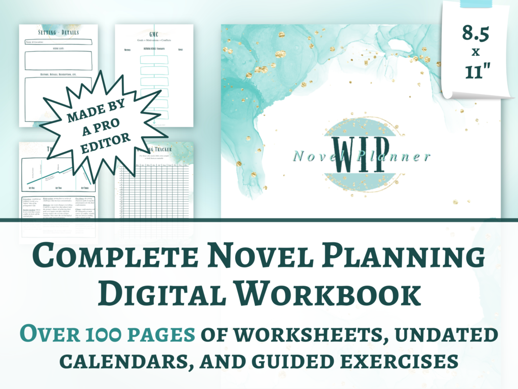 Printable Novel Planning Workbook - Coloring Book Edition